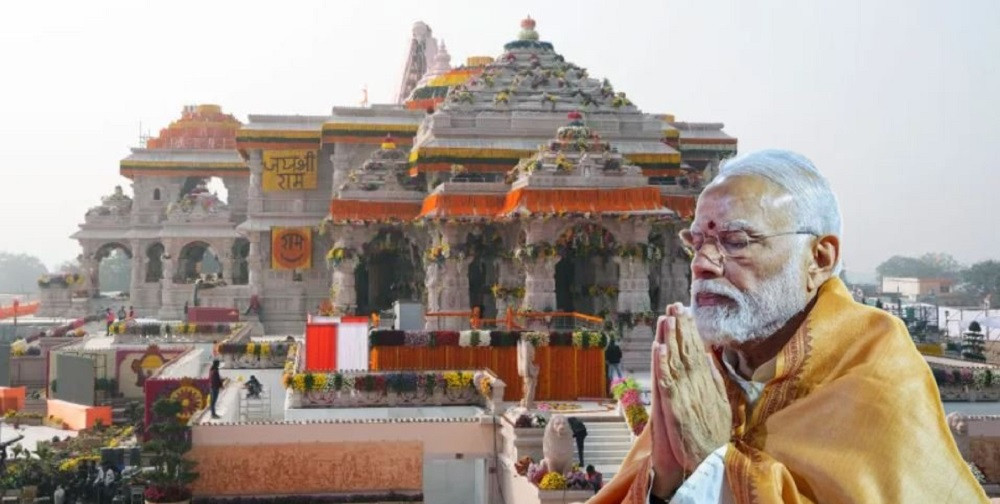 मोदीले गरे १८ सय करोड भारुमा निर्माणाधीन राम मन्दिरको उद्घाटन